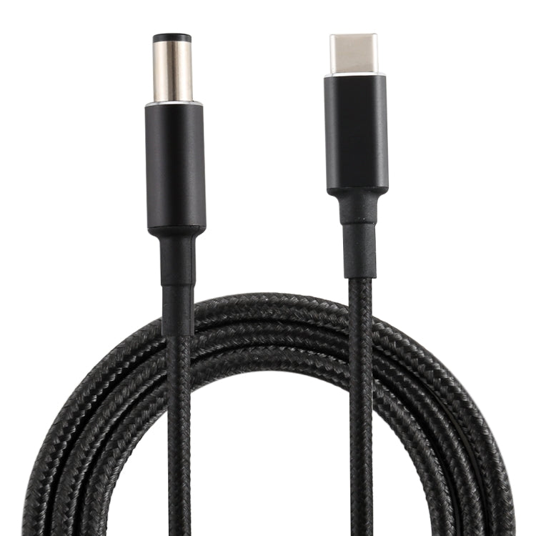 PD 100W 7.4 x 0.6 มม. ชายกับ USB-C / Type-C ชายไนลอนสานสายไฟชาร์จไฟสำหรับ HP ความยาวสายเคเบิล: 1.7 ม., 7.4 x 0.6mm for HP