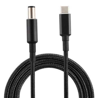 PD 100W 7.4 x 0.6 มม. ชายกับ USB-C / Type-C ชายไนลอนสานสายไฟชาร์จไฟสำหรับ HP ความยาวสายเคเบิล: 1.7 ม., 7.4 x 0.6mm for HP
