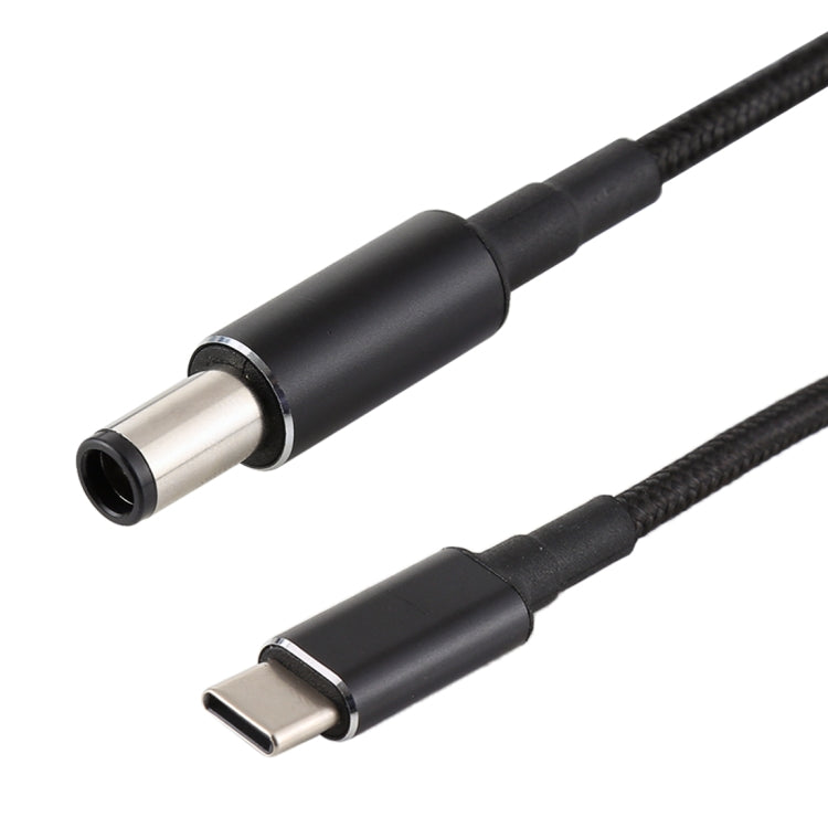 PD 100W 7.4 x 0.6 มม. ชายกับ USB-C / Type-C ชายไนลอนสานสายไฟชาร์จไฟสำหรับ HP ความยาวสายเคเบิล: 1.7 ม., 7.4 x 0.6mm for HP