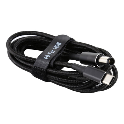 PD 100W 7.4 x 0.6 มม. ชายกับ USB-C / Type-C ชายไนลอนสานสายไฟชาร์จไฟสำหรับ HP ความยาวสายเคเบิล: 1.7 ม., 7.4 x 0.6mm for HP