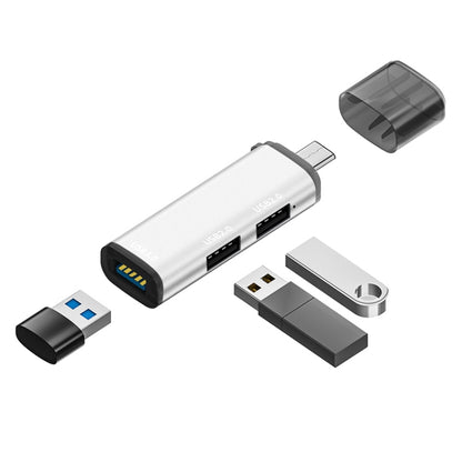 ADS-302C 3 in 1 มัลติฟังก์ชั่น Type-C / USB-C HUB Docking Station, ADS-302C