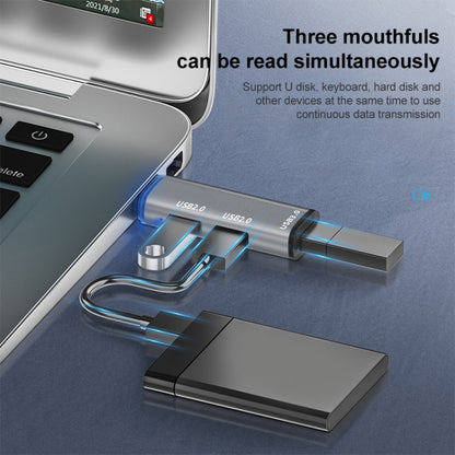 ADS-302C 3 in 1 มัลติฟังก์ชั่น Type-C / USB-C HUB Docking Station, ADS-302C