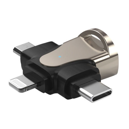 อะแดปเตอร์ 3 ใน 1 OTG, USB to Type-C / Micro USB / 8 Pin