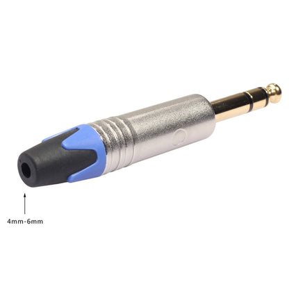 10 ชิ้น TC203N 6.35 มิลลิเมตร Gold-plated Audio สเตอริโอเชื่อมต่อปลั๊กเชื่อม