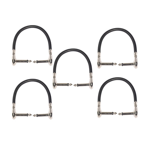 5ชิ้นTC095-15 6.35มิลลิเมตรชายกับชายกีตาร์Effectorเชื่อมต่อสายเคเบิ้ล