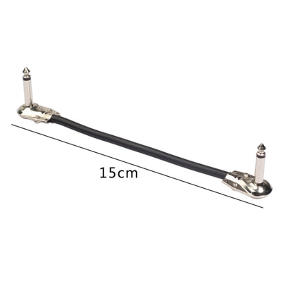 5ชิ้นTC095-15 6.35มิลลิเมตรชายกับชายกีตาร์Effectorเชื่อมต่อสายเคเบิ้ล