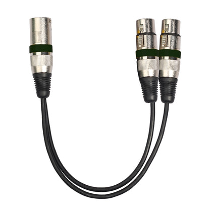 2055MFF-03 2 In1 XLR ชายกับหญิงคู่สายสัญญาณเสียงไมโครโฟน, ความยาว: 0.3 ม.