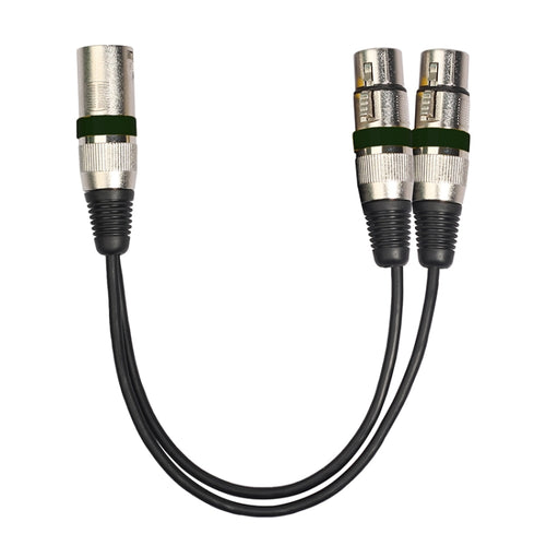2055MFF-03 2 In1 XLR ชายกับหญิงคู่สายสัญญาณเสียงไมโครโฟน, ความยาว: 0.3 ม.