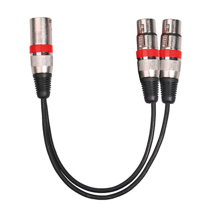 2055MFF-03 2 In1 XLR ชายกับหญิงคู่สายสัญญาณเสียงไมโครโฟน, ความยาว: 0.3 ม.