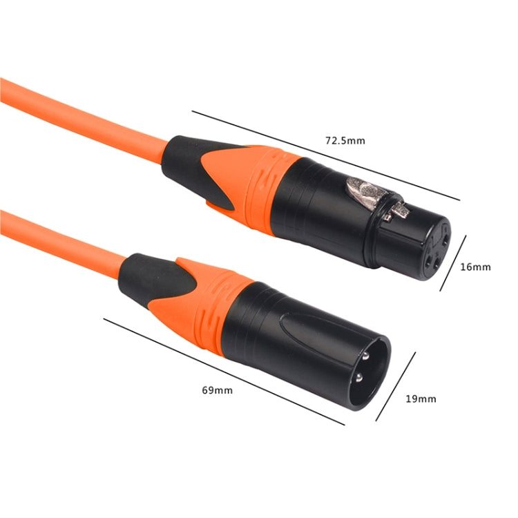 สายสัญญาณเสียงมิกเซอร์ไมโครโฟนชายกับหญิง XRL ความยาว: 1.8 ม, Length: 1.8m