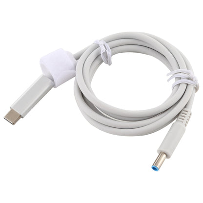 สำหรับ HP USB-C / Type-C ถึง 4.5 x 3.0 มม. สายชาร์จแล็ปท็อปความยาวสายเคเบิล: ประมาณ 1.5 ม., Type-C to 7.4 x 0.6mm