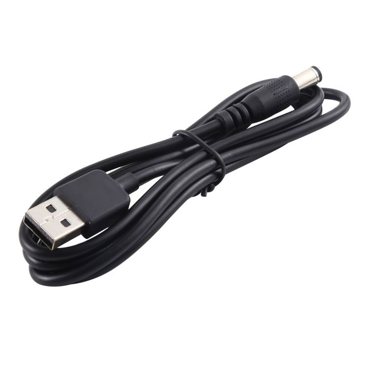 สายเคเบิลปลั๊กไฟ DC 3A USB ถึง 5.5 x 2.1 มม. ความยาว: 1 ม, USB to DC 5.5x2.1mm