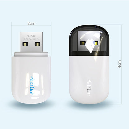 EZCast EZC-5200BS 600Mbps Dual Band WiFi + อะแดปเตอร์ไร้สาย Bluetooth USB 2.0