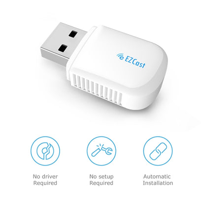 EZCast EZC-5200BS 600Mbps Dual Band WiFi + อะแดปเตอร์ไร้สาย Bluetooth USB 2.0