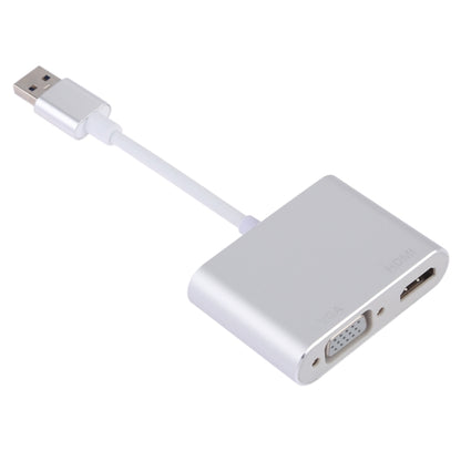 อะแดปเตอร์ 2 in 1 USB 3.0 เป็น HDMI + VGA