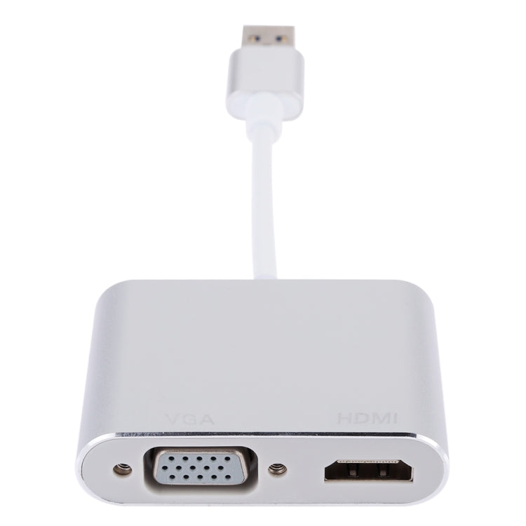 อะแดปเตอร์ 2 in 1 USB 3.0 เป็น HDMI + VGA