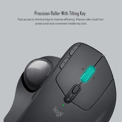 Logitech MX ERGO 440DPI Bluetooth + เมาส์ออปติคัลแทร็กบอลไร้สายแบบสองโหมดที่รวมเข้าด้วยกัน, MX ERGO S