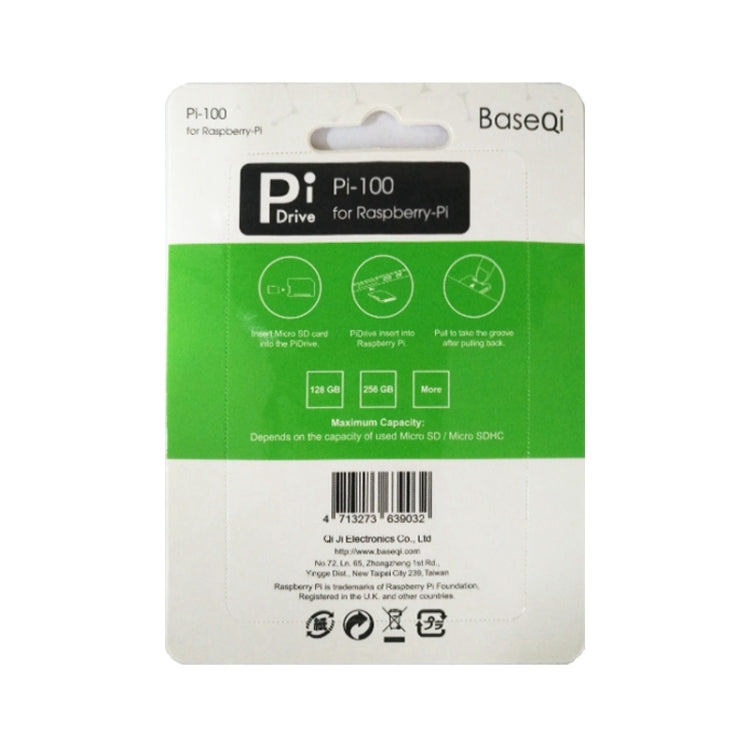 บอร์ดพัฒนา BASEQI Raspberry Pi ซ่อน TF เป็น SD การ์ด เคส