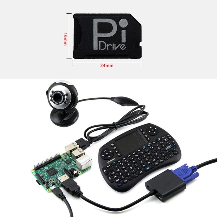 บอร์ดพัฒนา BASEQI Raspberry Pi ซ่อน TF เป็น SD การ์ด เคส