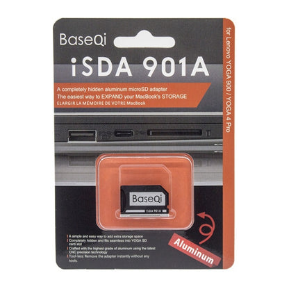 เคสการ์ด SD อลูมิเนียมอัลลอยด์ BASEQI ที่ซ่อนอยู่สำหรับแล็ปท็อป Lenovo Flex4-14, For Lenovo Flex4-14