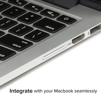 เคสการ์ด SD อะลูมิเนียมอัลลอยด์ BASEQI ที่ซ่อนอยู่สำหรับแล็ปท็อป Macbook Pro (กลางปี 2012) (ไม่ใช่จอประสาทตา), For Macbook Pro Mid-2012 (not Retina)