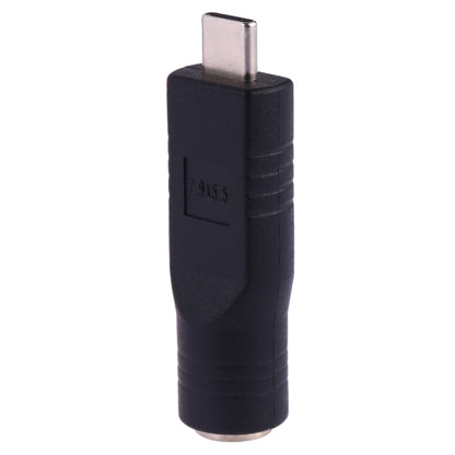 ปลั๊กอะแดปเตอร์เสียบตัวผู้ขนาด 7.9 x 5.5 มม. เป็น USB-C / Type-C เชื่อมต่อ, 7.9 x 5.5mm Female