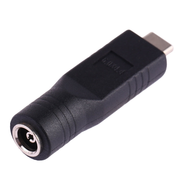 ปลั๊กอะแดปเตอร์เสียบตัวผู้ขนาด 6.0 x 4.4 มม. เป็น USB-C / Type-C เชื่อมต่อ, 6.0 x 4.4mm Female