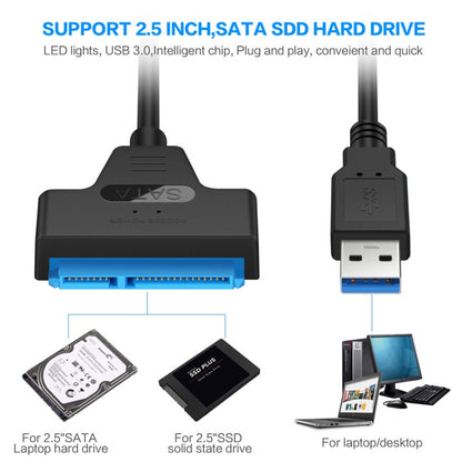 มืออาชีพอะแดปเตอร์สายเคเบิล SATA เป็น USB 3.0 2.5 นิ้ว SSD ฮาร์ดไดรฟ์ขยายตัวเชื่อมต่อ, 2.5 inch