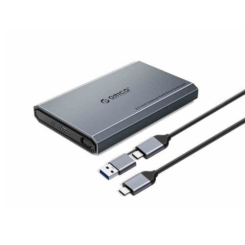 ORICO 2518C3-G2 2.5 นิ้ว SATA เป็น USB3.1 Gen2 อินเทอร์เฟซ USB-C / Type-C อลูมิเนียมอัลลอยด์ตู้ฮาร์ดไดรฟ์ความจุรองรับ: 4TB