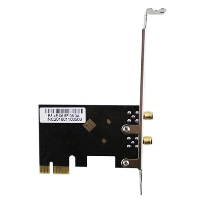 EDUP EP-9607 1200Mbps การ์ดเครือข่ายอะแดปเตอร์ไร้สาย PCI-E Express แบบดูอัลแบนด์พร้อมเสาอากาศ 2 x 6dBi, EP-9607 1200Mbps