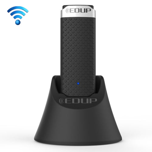 EDUP EP-AC1609 1200Mbps ความเร็วสูง USB 3.0 WiFi อะแดปเตอร์ตัวรับสัญญาณ Ethernet Adapter พร้อม 1m ขยายสายเคเบิลและฐาน, EP-AC1609 1200Mbps