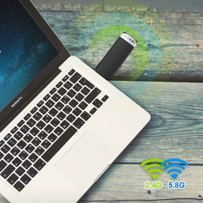 EDUP EP-AC1617 1200Mbps ความเร็วสูง USB 3.0 อะแดปเตอร์ WiFi ตัวรับอะแดปเตอร์อีเทอร์เน็ต, EP-AC1617 1200Mbps
