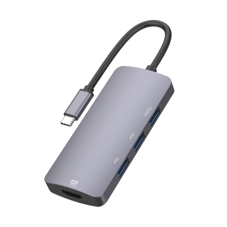 UC912 4 in 1 4K 30Hz USB 3.0 + 2 x USB 2.0 เป็น USB-C / Type-C อะแดปเตอร์ฮับมัลติฟังก์ชั่น, UC912 USB 3.0 + 2 x USB 2.0