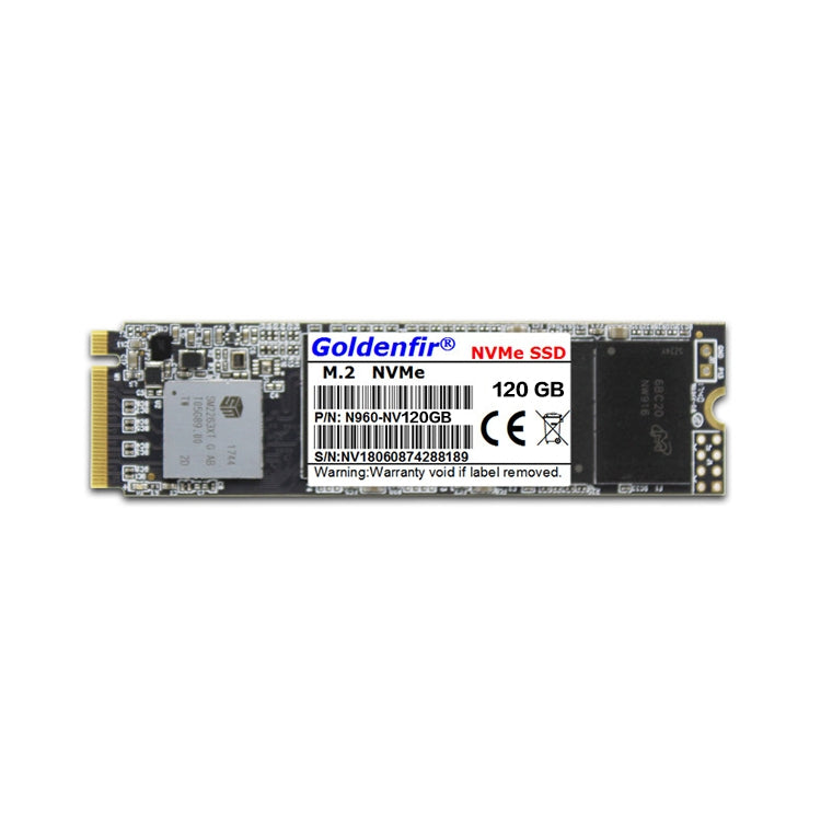 Goldenfir ไดรฟ์โซลิดสเตต M.2 NVMe ขนาด 2.5 นิ้ว ความจุ: 120GB, M.2 NVMe 120GB