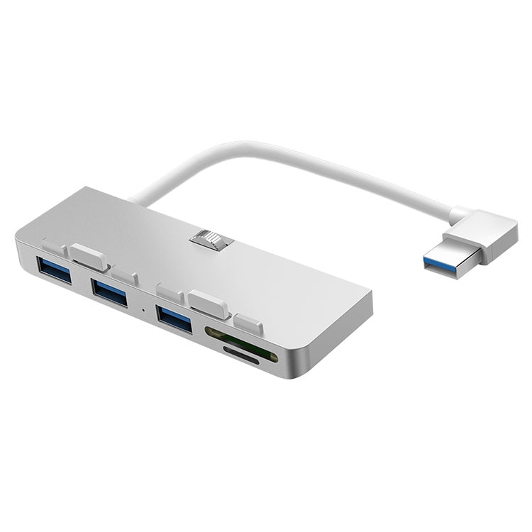 Rocketek สำหรับ iMac USB3.0 x 3 + SD / TF แท่นขยาย HUB มัลติฟังก์ชั่น, USB3.0 x 3 + SD / TF