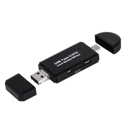 3 in 1 USB-C / Type-C 3.1 ถึง USB 2.0 + Micro USB + SD (HC) + อะแดปเตอร์เครื่องอ่านการ์ด Micro SD พร้อมฟังก์ชัน OTG