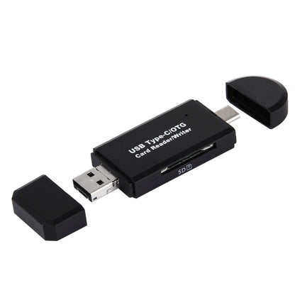 3 in 1 USB-C / Type-C 3.1 ถึง USB 2.0 + Micro USB + SD (HC) + อะแดปเตอร์เครื่องอ่านการ์ด Micro SD พร้อมฟังก์ชัน OTG