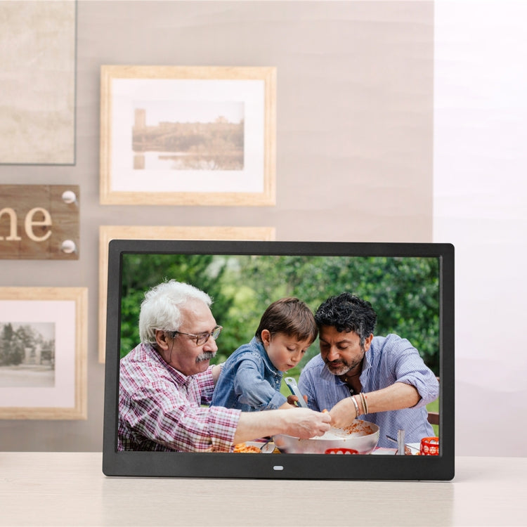 14 นิ้วกรอบรูปดิจิตอลกรอบรูปอิเล็กทรอนิกส์แคบด้านข้างสนับสนุน 1080Pติดผนังเครื่องโฆษณา