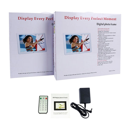 15.6 นิ้ว FHD จอแสดงผล LED กรอบรูปดิจิตอลพร้อมตัวยึดและรีโมทคอนโทรล, โปรแกรม MSTAR V53, รองรับอินพุต USB / การ์ด SD