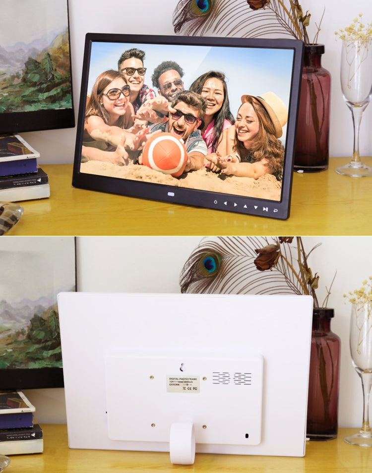 15.0 นิ้วจอแสดงผล LED กรอบรูปดิจิตอลพร้อมตัวยึด / รีโมทคอนโทรล, Allwinner, รองรับ USB / SD การ์ดอินพุต / OTG, 15.0 Inch, 15.0 inch Allwinner