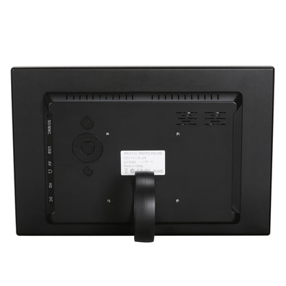 HSD1202 กรอบรูปดิจิตอลจอแสดงผลความละเอียดสูง 1280x800 ขนาด 12.1 นิ้วพร้อมตัวยึดและรีโมทคอนโทรล รองรับการ์ด SD / MMC / MS / พอร์ต USB ปลั๊ก EU (สีเงิน), HSD1202 12.1 inch