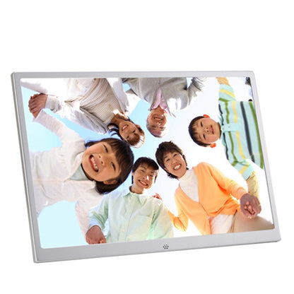 HSD1504 กรอบรูปดิจิตอลจอแสดงผลความละเอียดสูง LED 1280x800 ขนาด 15.4 นิ้วพร้อมตัวยึดและรีโมทคอนโทรล รองรับการ์ด SD / MMC / MS / พอร์ต USB ปลั๊ก EU (สีทอง), HSD1504 15.4 inch