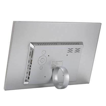 HSD1504 กรอบรูปดิจิตอลจอแสดงผลความละเอียดสูง LED 1280x800 ขนาด 15.4 นิ้วพร้อมตัวยึดและรีโมทคอนโทรล รองรับการ์ด SD / MMC / MS / พอร์ต USB ปลั๊ก EU (สีทอง), HSD1504 15.4 inch
