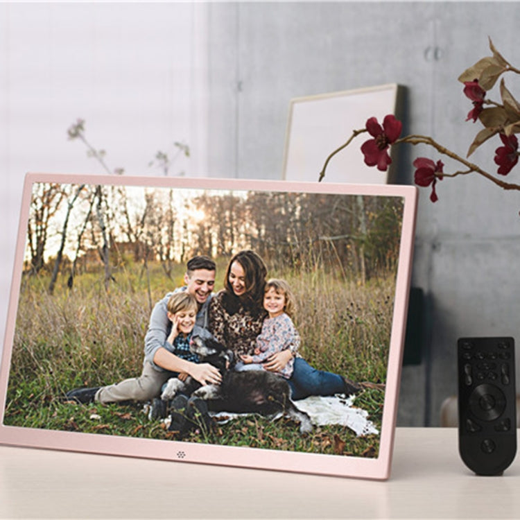 HSD1707 กรอบรูปดิจิตอลความละเอียดสูง 17 นิ้ว LED 1440X900 พร้อมตัวยึดและรีโมทคอนโทรล รองรับการ์ด SD / MMC / MS / พอร์ต USB ปลั๊กของสหรัฐฯ (สีเงิน), HSD1707 17 inch