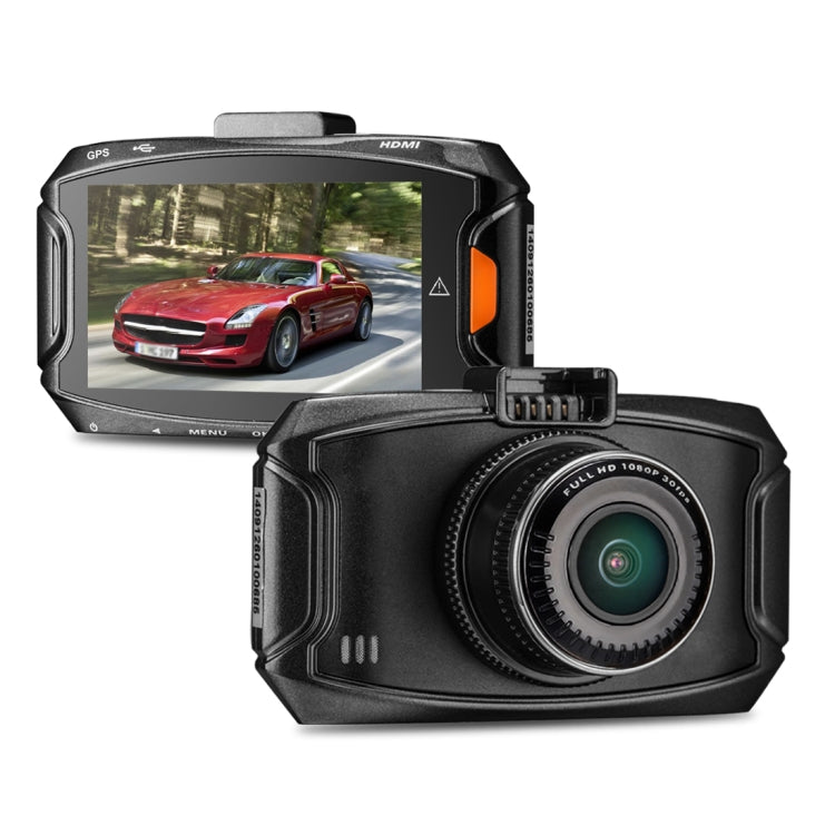 GS90C กล้อง DVR ในรถยนต์ หน้าจอ LCD 2.7 นิ้ว HD 2304 x 1296P มุมมองมุมกว้าง 170 องศา รองรับการตรวจจับการเคลื่อนไหว / การ์ด TF / G-Sensor / HDMI, GS90C