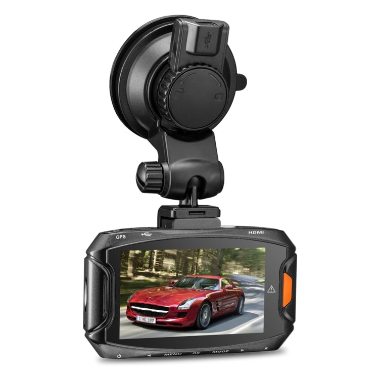 GS90C กล้อง DVR ในรถยนต์ หน้าจอ LCD 2.7 นิ้ว HD 2304 x 1296P มุมมองมุมกว้าง 170 องศา รองรับการตรวจจับการเคลื่อนไหว / การ์ด TF / G-Sensor / HDMI, GS90C