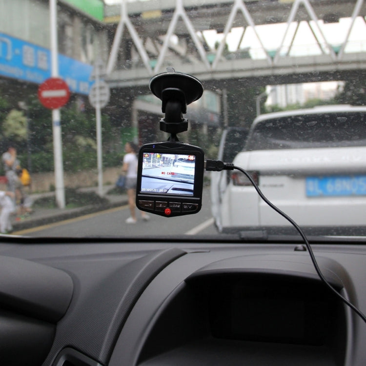 VGA 480P กล้องวิดีโอในรถยนต์ DVR เครื่องบันทึกการขับขี่กล้องวิดีโอดิจิตอลเครื่องบันทึกเสียงพร้อมหน้าจอแสดงผล LCD ขนาด 2.4 นิ้วรองรับการ์ด Micro TF ขนาด 32GB และฟังก์ชั่นอินฟราเรด Night Vision (สีดำ + น้ำเงิน), 2.4 inch LCD