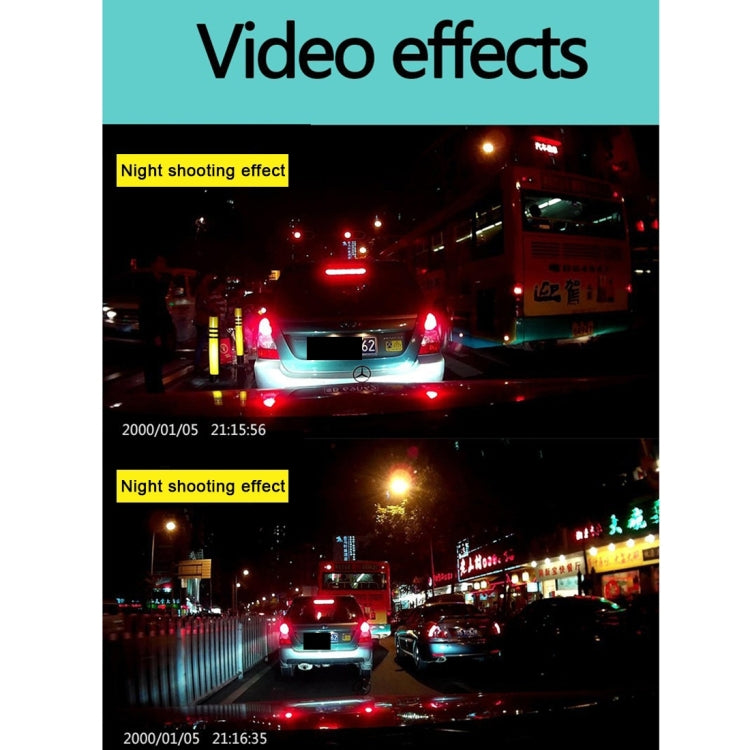 VGA 480P กล้องวิดีโอในรถยนต์ DVR เครื่องบันทึกการขับขี่กล้องวิดีโอดิจิตอลเครื่องบันทึกเสียงพร้อมหน้าจอแสดงผล LCD ขนาด 2.4 นิ้วรองรับการ์ด Micro TF ขนาด 32GB และฟังก์ชั่นอินฟราเรด Night Vision (สีดำ + น้ำเงิน), 2.4 inch LCD