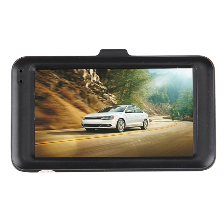 กล้อง DVR รถ 3.0 นิ้ว LCD HD 720P กล้อง 3.0MP มุมมองมุมกว้าง 170 องศา รองรับ Night Vision / Motion Detection / TF Card / HDMI / G-Sensor, 3.0 inch