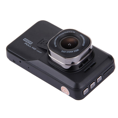 กล้อง DVR รถ 3.0 นิ้ว LCD HD 720P กล้อง 3.0MP มุมมองมุมกว้าง 170 องศา รองรับ Night Vision / Motion Detection / TF Card / HDMI / G-Sensor, 3.0 inch